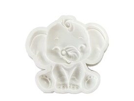 Molde silicona elefante trompita